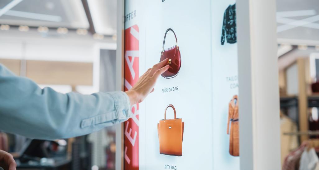 AI in retail store aisle