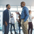 Individuals networking.