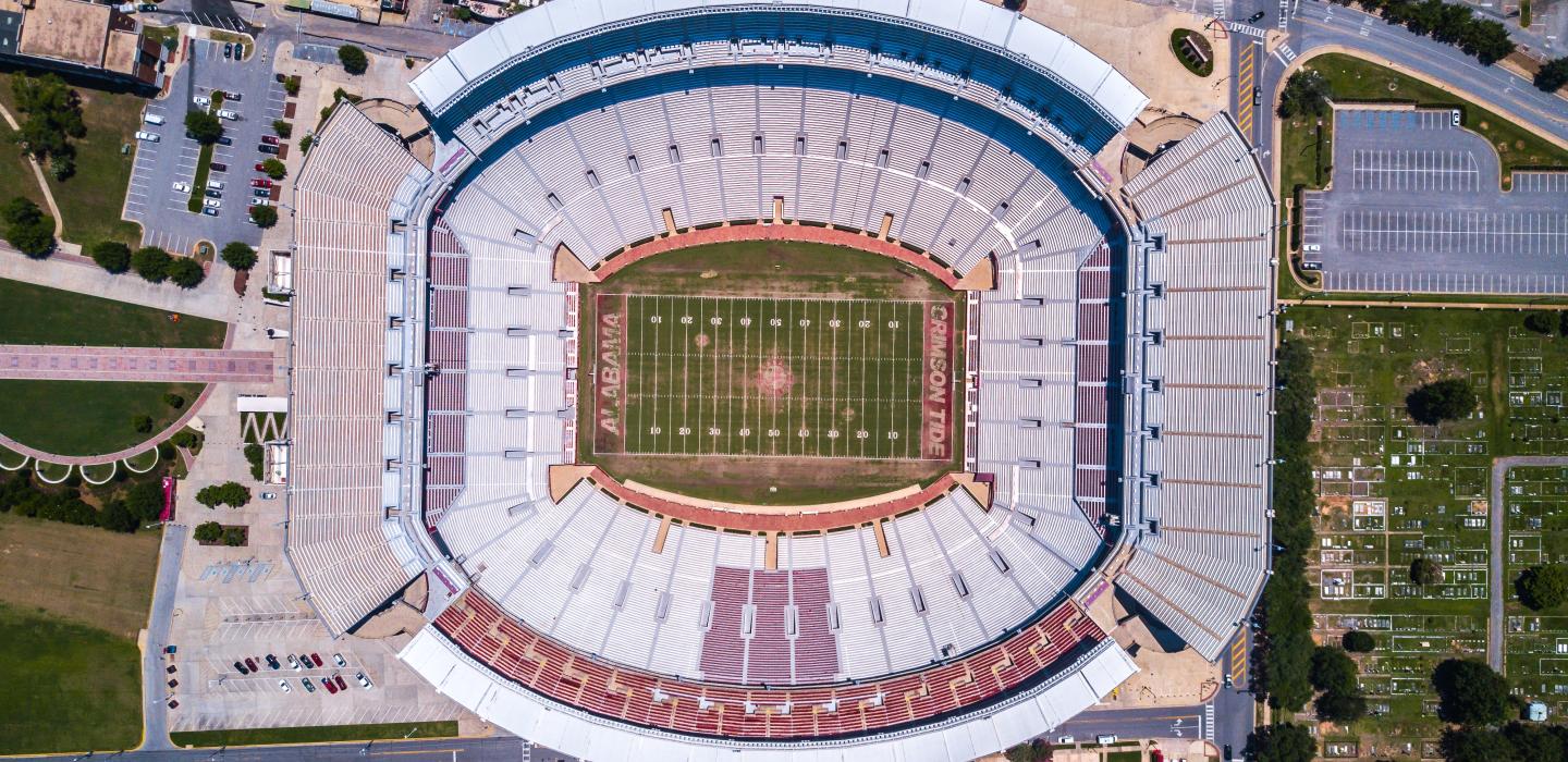 Alabama football stadium crimson tide team