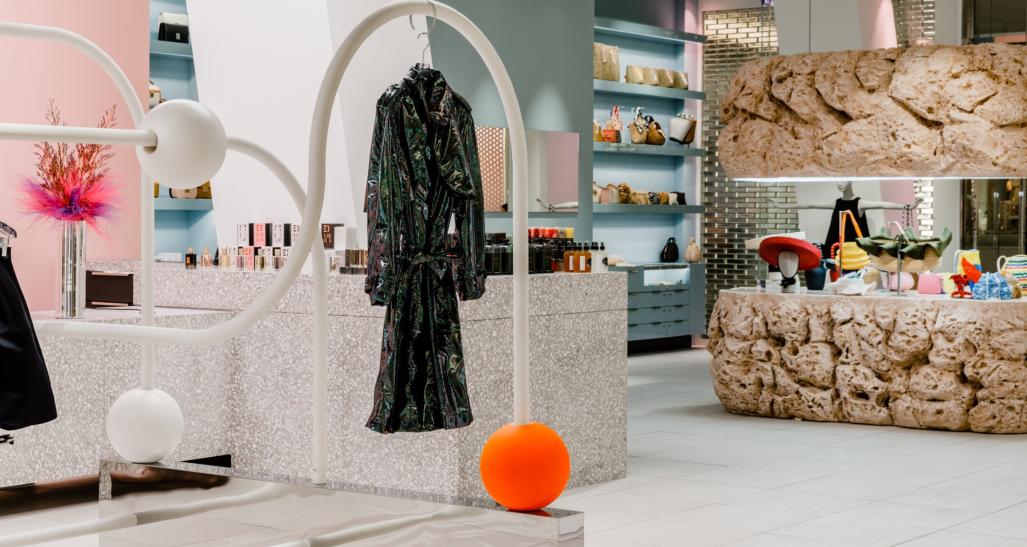 Interior of Forty Five Ten Store in New York CIty