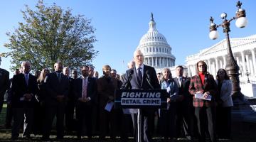 NRF President and CEO Matthew Shay speaking at Fight Retail Crime Day