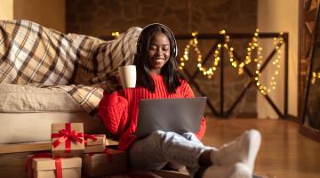 Winter holiday shopping