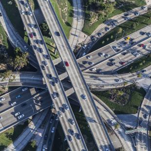 Aerial highway junction