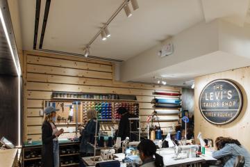 Levi's Times Square store interior