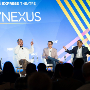Retail leaders speaking at NRF Nexus 2024.