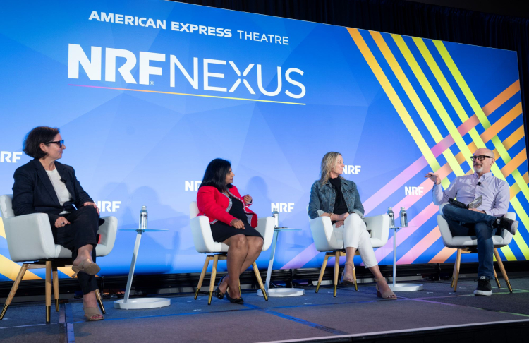 Retail leaders speaking at NRF Nexus 2024.