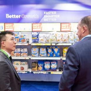 Individuals at NRF 2023 Expo.