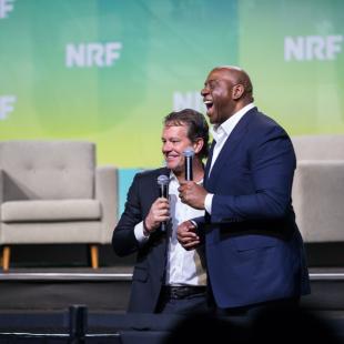 John Furner and Magic Johnson