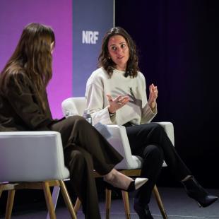 Reformation CEO Hali Bornstein speaks at NRF 2024: Retail's Big Show.