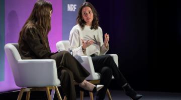 Reformation CEO Hali Bornstein speaks at NRF 2024: Retail's Big Show.