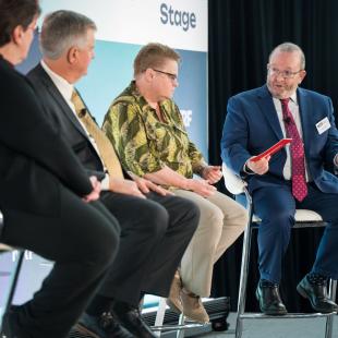 Speakers at the Supply Chain 360 Summit at NRF 2024.