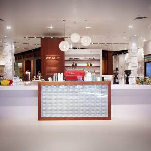 The staged design room of Pirch in california
