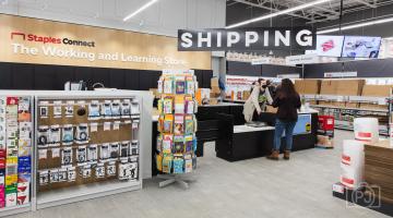 Staples Connect and shipping in a Staples store