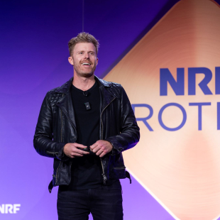 Ted Harrington speaking at NRF PROTECT.
