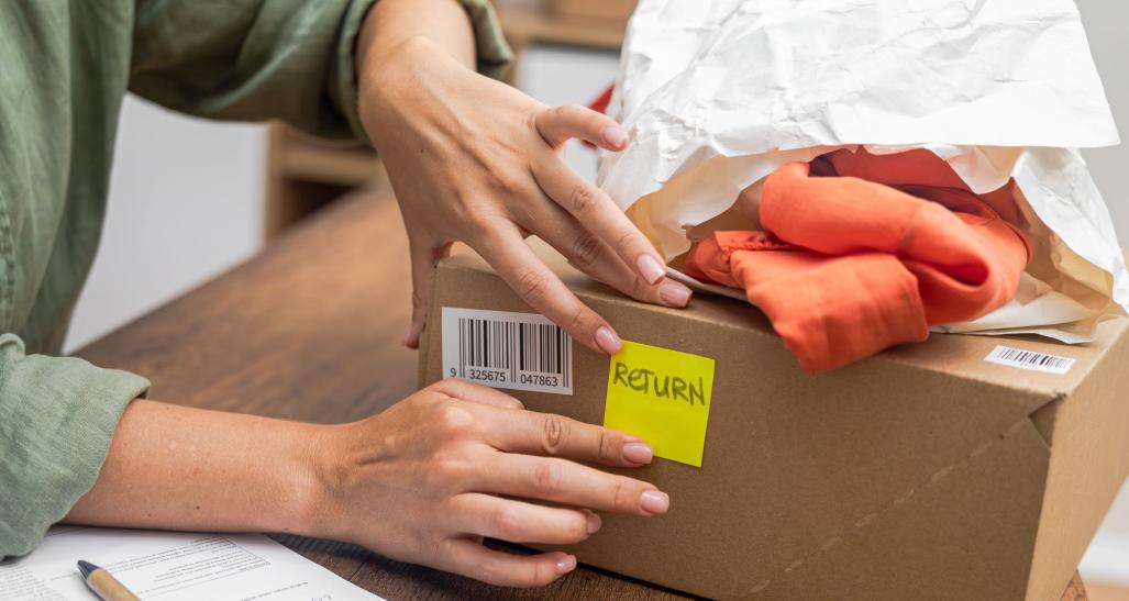 Customer returning a product.