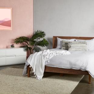 Bedroom with furniture from Fernish