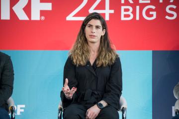 Sophie Searcy of Stitch Fix speaking at NRF Supply Chain 360 Summit.