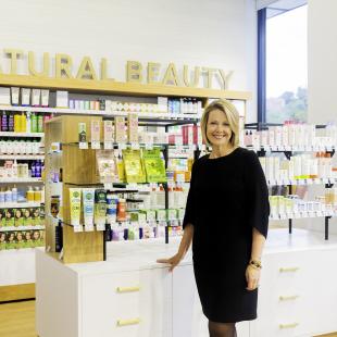 Sharon Leite pictured in The Vitamin Shoppe store