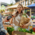 Woman shopping for groceries. 