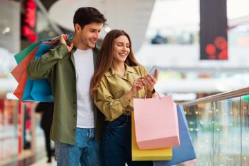 Consumers shopping