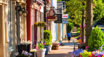 Main Street shopping