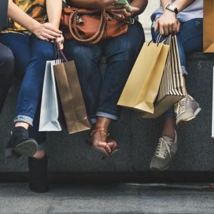 Customers shopping