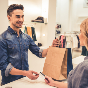 Customer shopping