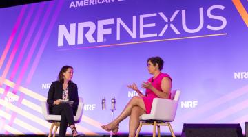 Retail leaders speaking at NRF Nexus 2023. 