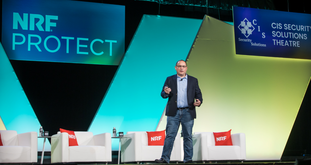 Andrew Laudato speaking at 2023 NRF PROTECT
