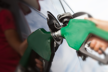 filling up with ethanol based gasoline 