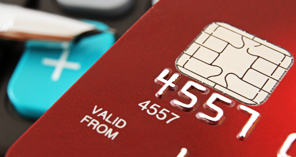 credit card with security chip