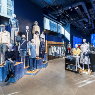 Levi's store interior.